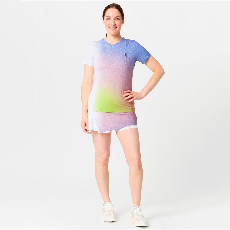 On เสื้อเทนนิสผู้หญิง Women’s Court-T | White/Indigo ( 1WE11080629 ) - Image 8