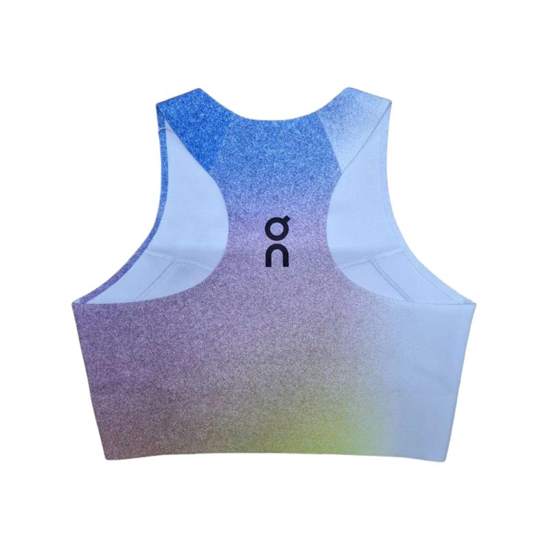 On เสื้อเทนนิสผู้หญิง Women’s Court Crop Top | White/Indigo ( 1WF11270629 ) - Image 3