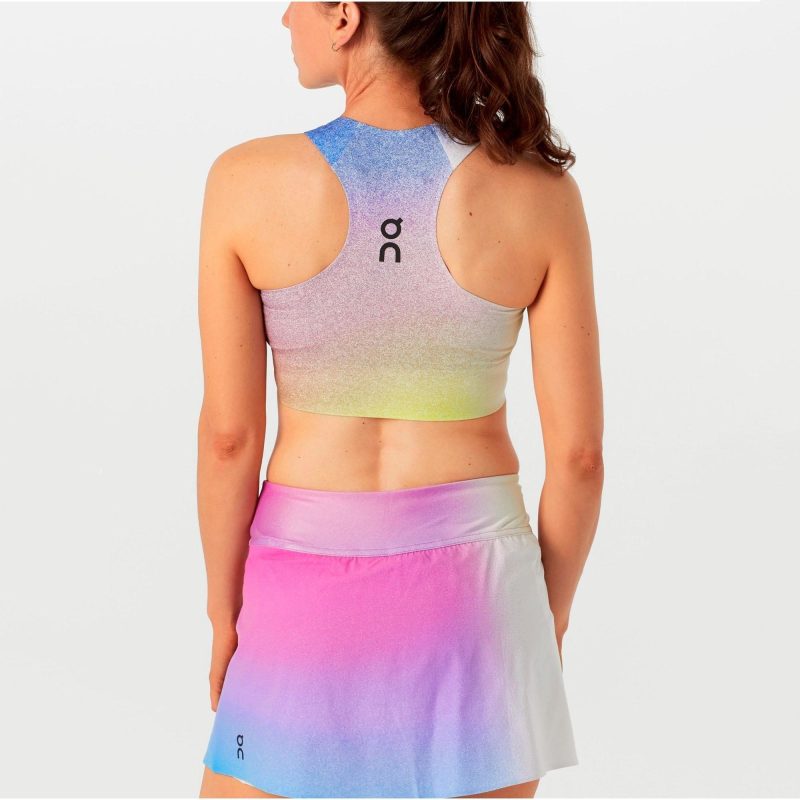 On เสื้อเทนนิสผู้หญิง Women’s Court Crop Top | White/Indigo ( 1WF11270629 ) - Image 5