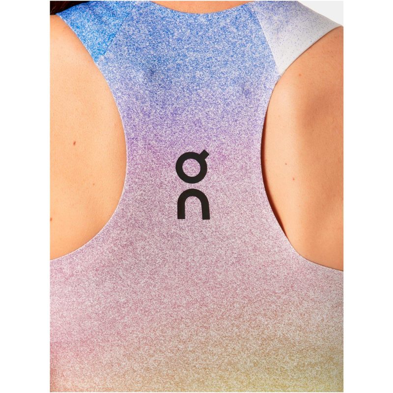 On เสื้อเทนนิสผู้หญิง Women’s Court Crop Top | White/Indigo ( 1WF11270629 ) - Image 8