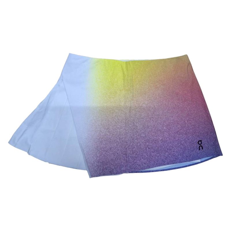 On กระโปรงเทนนิสผู้หญิง Women’s Court Skirt Side Pleat | White/Indigo ( 1WF11290629 ) - Image 4