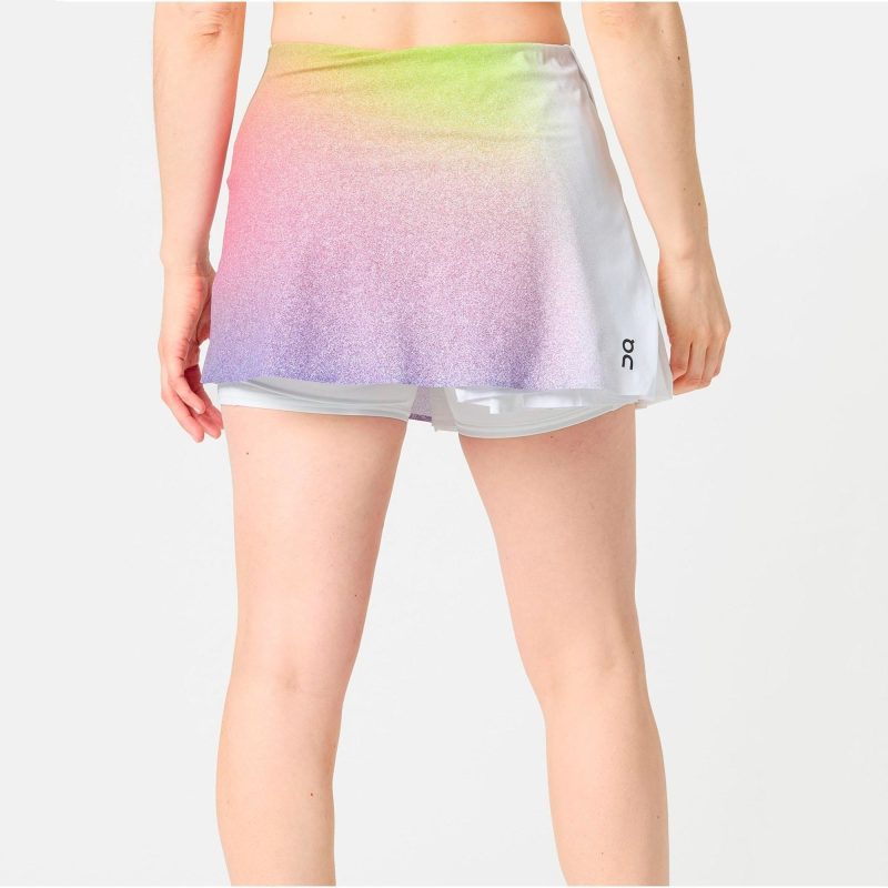 On กระโปรงเทนนิสผู้หญิง Women’s Court Skirt Side Pleat | White/Indigo ( 1WF11290629 ) - Image 7