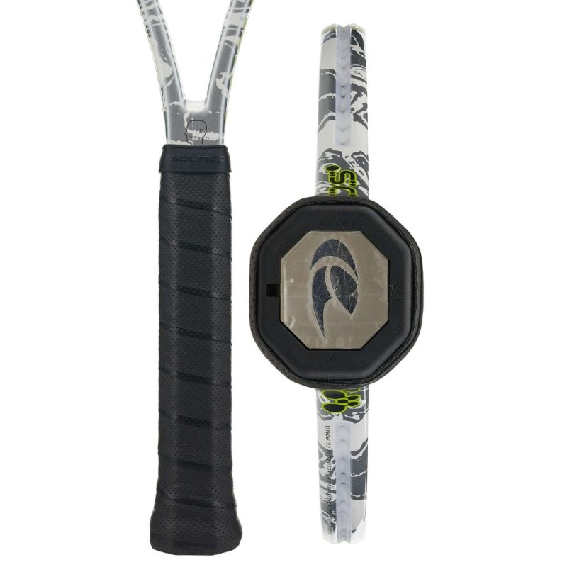 Solinco ไม้เทนนิส X Brain Dead Whiteout V2 Tennis Racket G2 | White/Grey ( WHITEOUT305V2 ) - Image 7