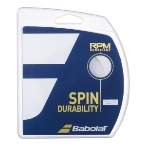 Babolat เอ็นไม้เทนนิส RPM Hurricane 17G/1.25mm Tennis Strings Reel | White ( 24114110117 )