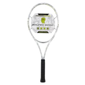 Solinco ไม้เทนนิส X Brain Dead Whiteout V2 Tennis Racket G2 | White/Grey ( WHITEOUT305V2 )