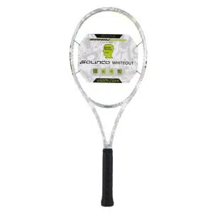 Solinco ไม้เทนนิส X Brain Dead Whiteout V2 Tennis Racket G2 | White/Grey ( 1920607 )