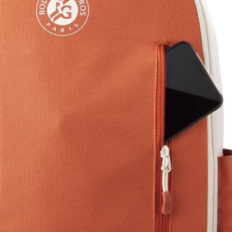 Wilson กระเป๋าเป้เทนนิส Team Backpack Roland-Garros 2025 Tennis Backpack | Cream/Clay ( WR8045501001 ) - Image 4