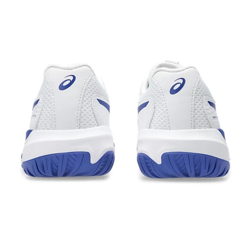 Asics รองเท้าเทนนิสเด็ก Gel-Resolution X GS | White/Dark Cobalt ( 1044A081-100 ) - Image 5