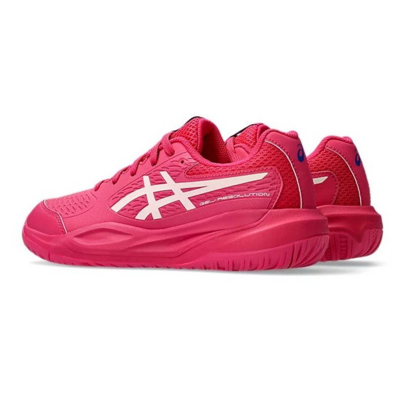 Asics รองเท้าเทนนิสเด็ก Gel-Resolution X GS | Bright Rose/Cream ( 1044A081-700 ) - Image 3