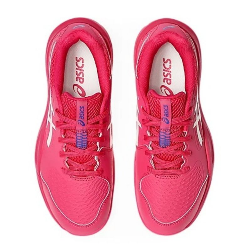 Asics รองเท้าเทนนิสเด็ก Gel-Resolution X GS | Bright Rose/Cream ( 1044A081-700 ) - Image 6