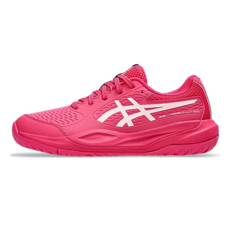 Asics รองเท้าเทนนิสเด็ก Gel-Resolution X GS | Bright Rose/Cream ( 1044A081-700 ) - Image 8