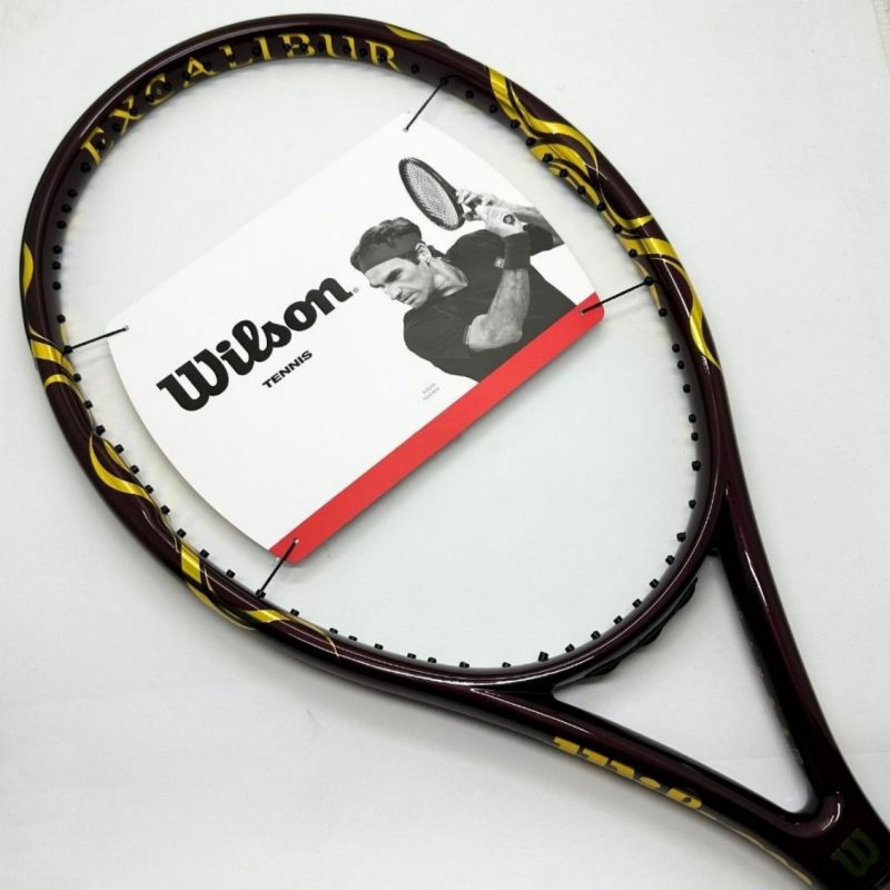 Wilson ไม้เทนนิส Excalibur BLX II 2024 Limited Edition Tennis Racket FRM 2 4 1/4 | Black/Gold ( WR182611U2 ) - Image 2