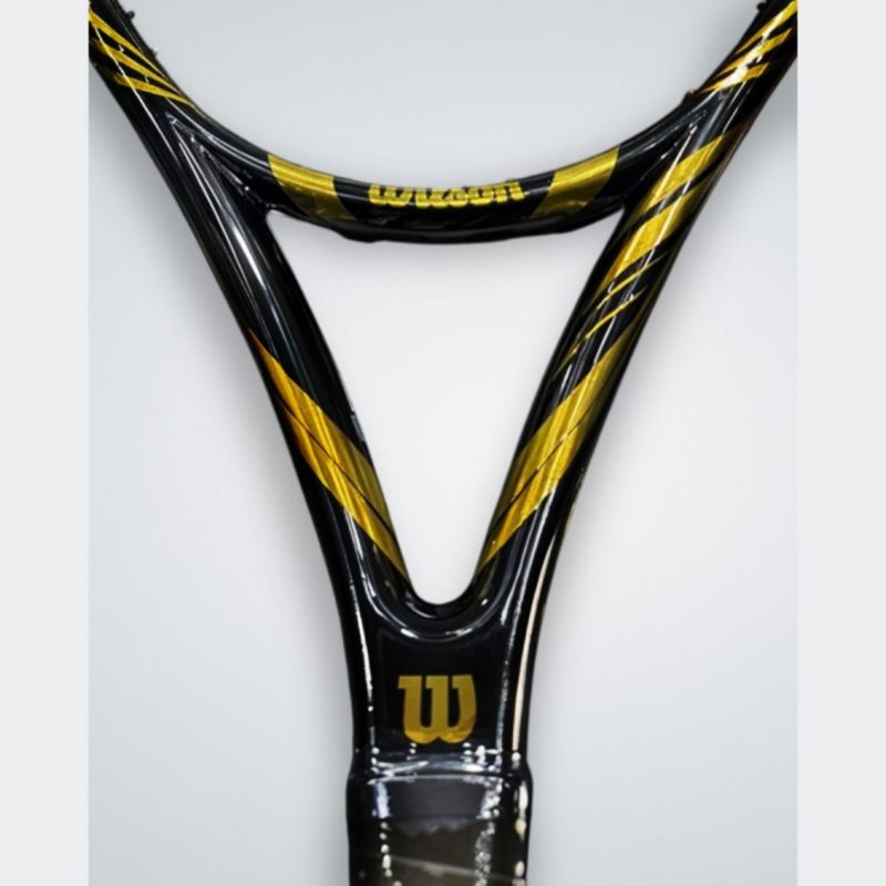 Wilson ไม้เทนนิส Excalibur BLX II 2024 Limited Edition Tennis Racket FRM 2 4 1/4 | Black/Gold ( WR182611U2 ) - Image 4