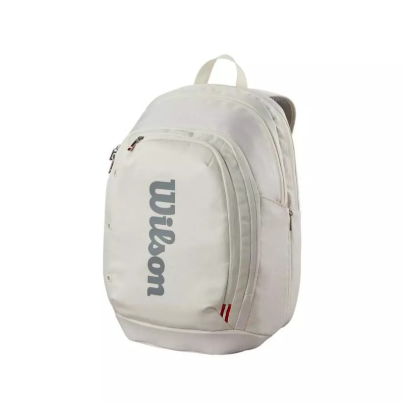 Wilson กระเป๋าเป้เทนนิส Tour Backpack 2025 Tennis Bag | Off White ( WR8037402001 ) - Image 2