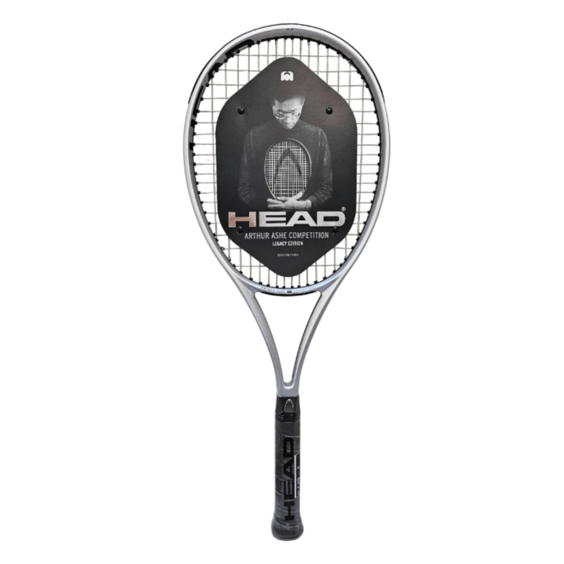 Head ไม้เทนนิสพร้อมซอง Boom MP Arthur Ashe Competition 2025 Tennis Racket G2,G3 | Silver/Black ( 231605 )