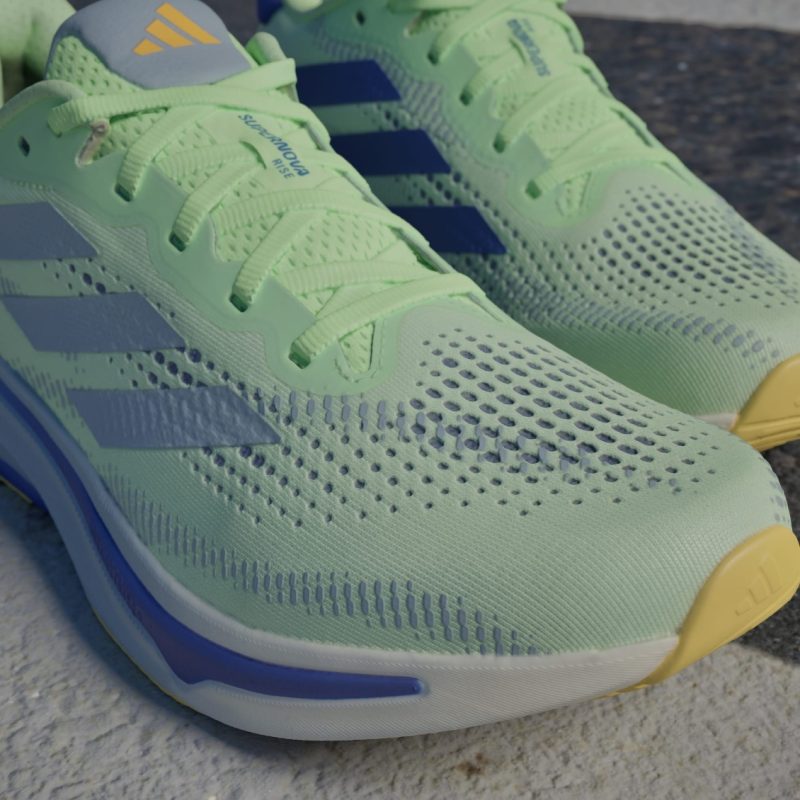 Adidas รองเท้าวิ่งผู้ชาย Supernova Rise Running | Green Spark/Wonder Blue/Lucid Blue ( ID2779 ) - Image 9