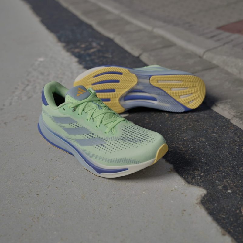 Adidas รองเท้าวิ่งผู้ชาย Supernova Rise Running | Green Spark/Wonder Blue/Lucid Blue ( ID2779 ) - Image 5