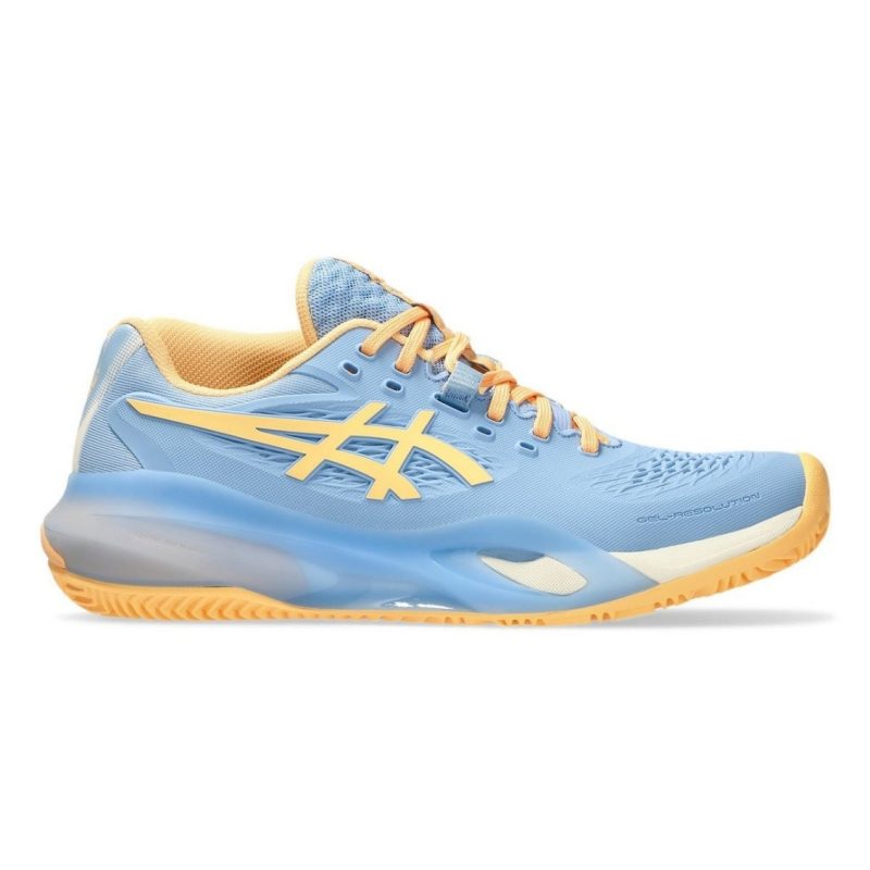 Asics รองเท้าเทนนิสผู้หญิง Gel-Resolution X Padel | Stone Wash/Orange Glow ( 1042A285-400 )