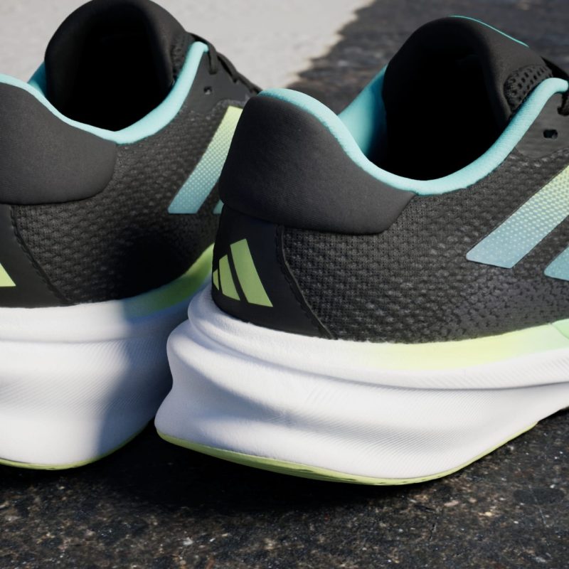 Adidas รองเท้าวิ่งผู้ชาย Supernova Stride Running | Core Black / Pulse Lime / Flash Aqua ( IH2909 ) - Image 11