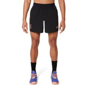Asics กางเกงเทนนิสผู้ชาย Men’s Padel Court 7In Short | Performance Black/Dark Cobalt ( 2041A350-001 )