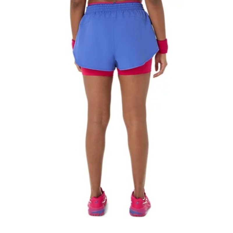 Asics กางเกงเทนนิสผู้หญิง Women’s Match Short | Dark Cobalt ( 2042A352-425 ) - Image 2
