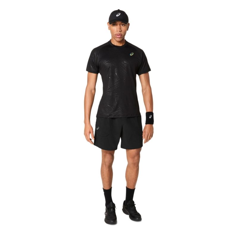 Asics กางเกงเทนนิสผู้ชาย Men’s Match 7in Short | Black ( 2041A357-001 ) - Image 4
