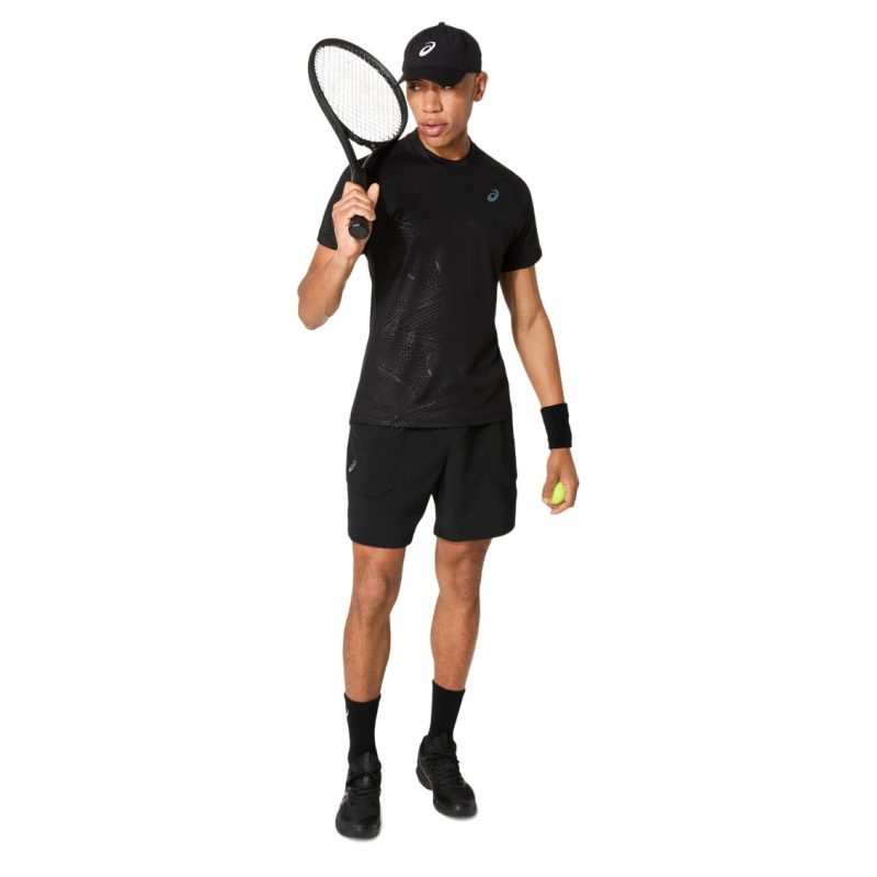 Asics กางเกงเทนนิสผู้ชาย Men’s Match 7in Short | Black ( 2041A357-001 ) - Image 8