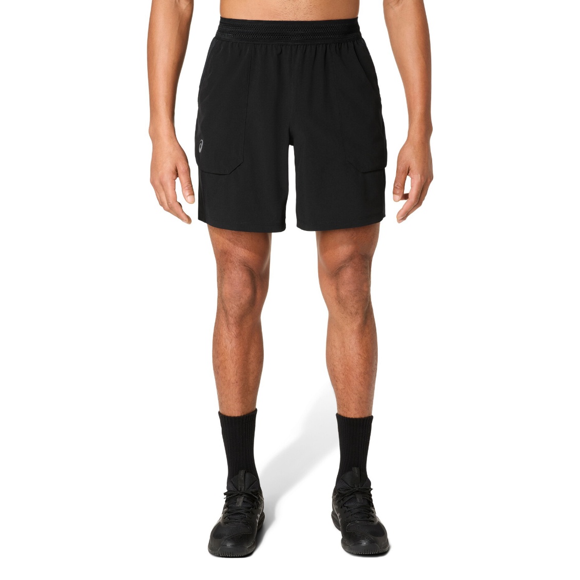 Asics กางเกงเทนนิสผู้ชาย Men’s Match 7in Short | Black ( 2041A357-001 )