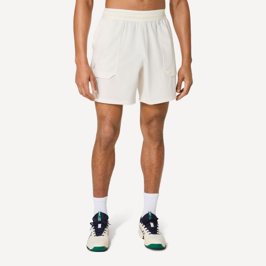 Asics กางเกงเทนนิสผู้ชาย Men’s Match 7in Short | Cream ( 2041A357-100 )