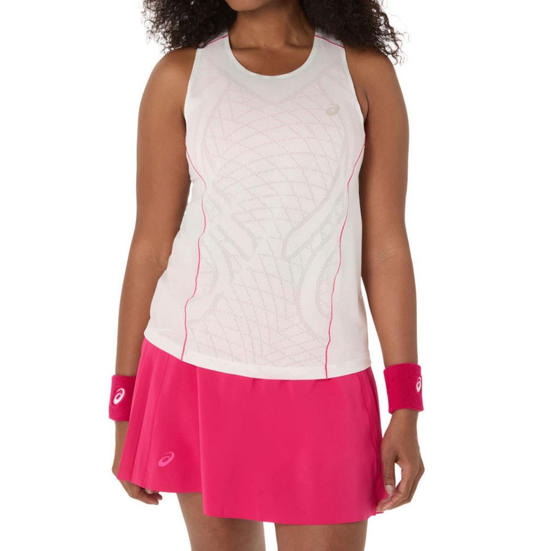 Asics เสื้อเทนนิสผู้หญิง Women's Match Actibreeze Tank Top | Cream ( 2042A388-200 )