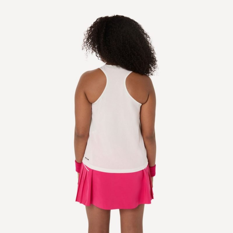Asics เสื้อเทนนิสผู้หญิง Women's Match Actibreeze Tank Top | Cream ( 2042A388-200 ) - Image 3