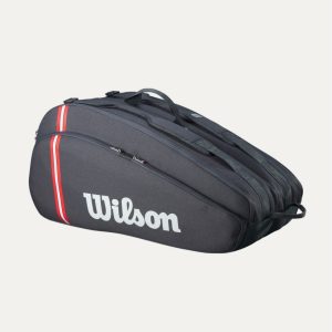 Wilson กระเป๋าเทนนิส Tour 12 Pack Racket Bag 2025 Tennis Bag | Black ( WR8037301001 )