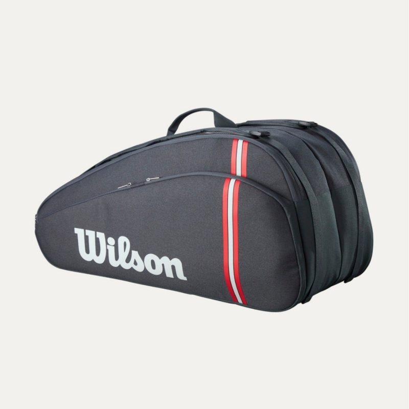 Wilson กระเป๋าเทนนิส Tour 12 Pack Racket Bag 2025 Tennis Bag | Black ( WR8037301001 ) - Image 2