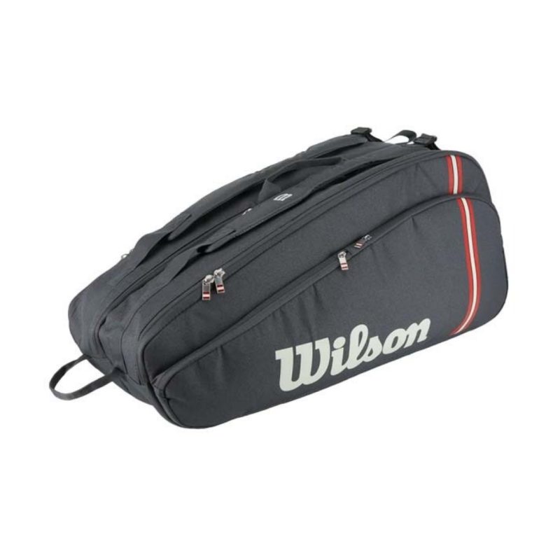 Wilson กระเป๋าเทนนิส Tour 12 Pack Racket Bag 2025 Tennis Bag | Black ( WR8037301001 ) - Image 3