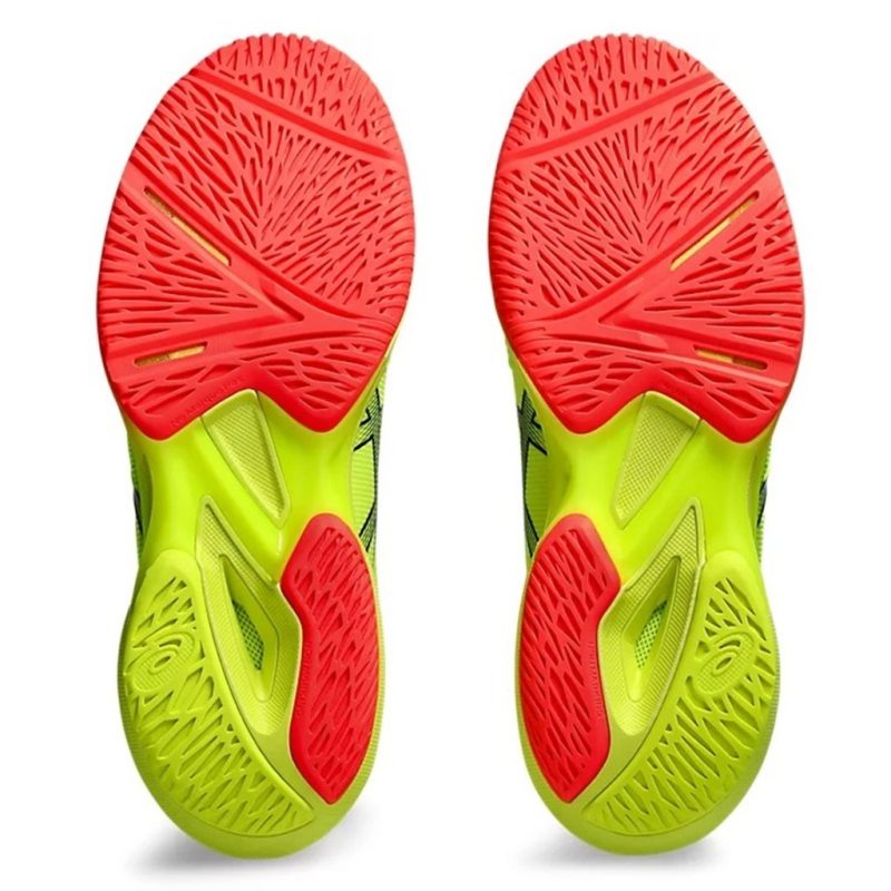 Asics รองเท้าเทนนิสผู้ชาย Solution Speed FF 3 Paris | Safety Yellow/Black ( 1041A479-750 ) - Image 7