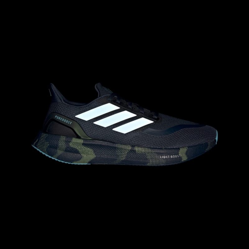 Adidas รองเท้าวิ่งผู้ชาย Pureboost 5 | Aurora Ink/Preloved Ink/Cloud White ( JR5095 ) - Image 3