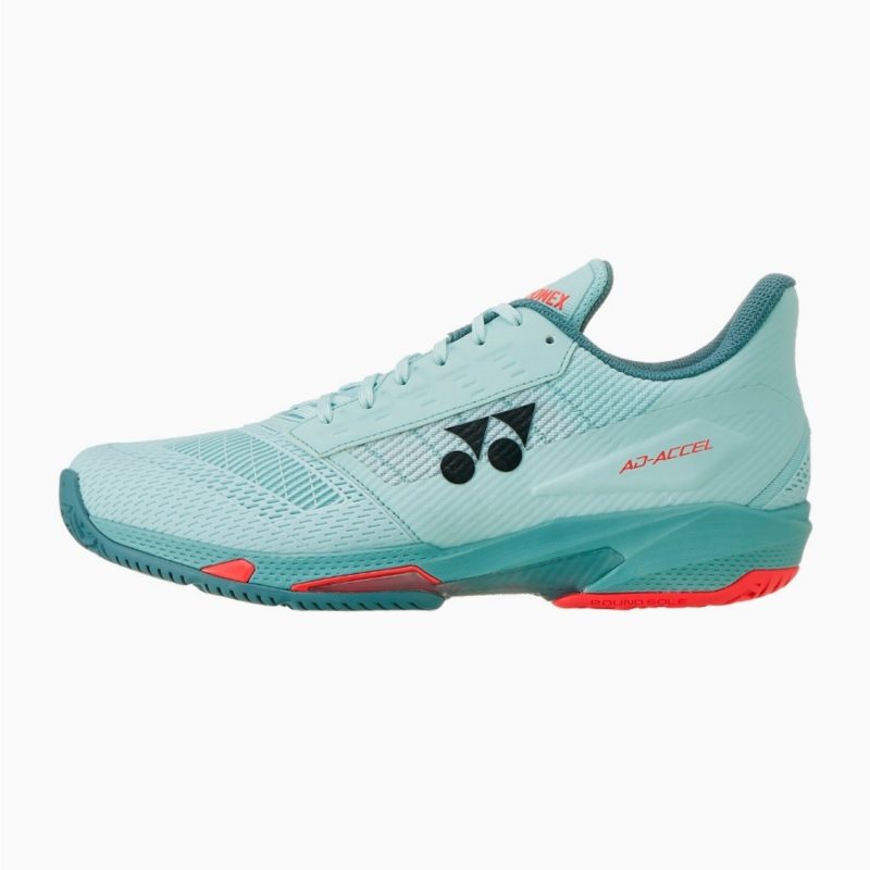 Yonex รองเท้าเทนนิส Power Cushion Ad-Accel Wide | Mist Blue ( SHTAAWA ) - Image 2