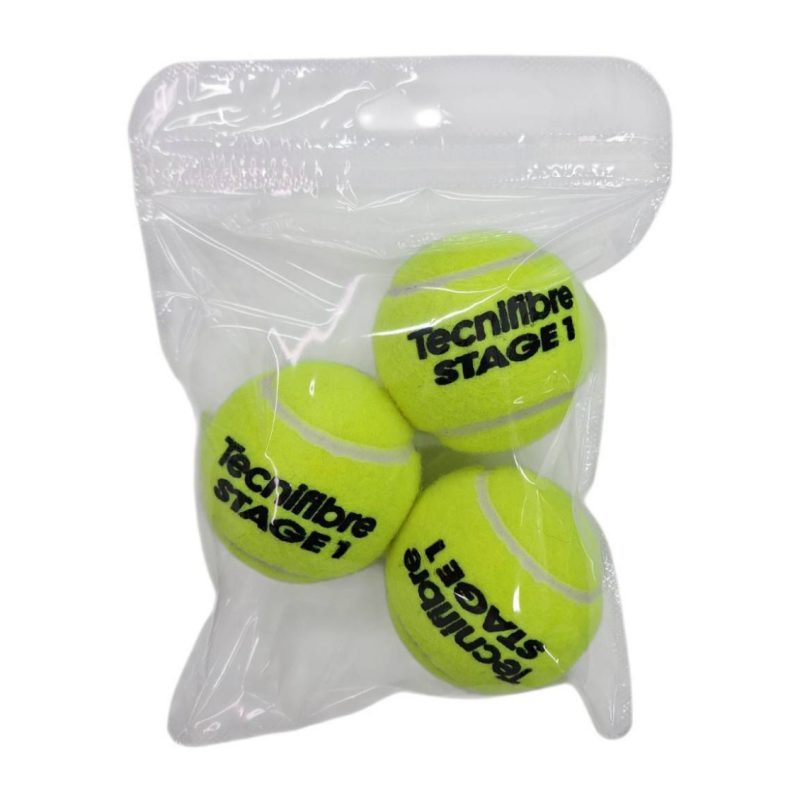 Tecnifibre ลูกเทนนิสเด็ก Stage 1 Tennis Balls x3 | Green ( TFISTAGE1 )