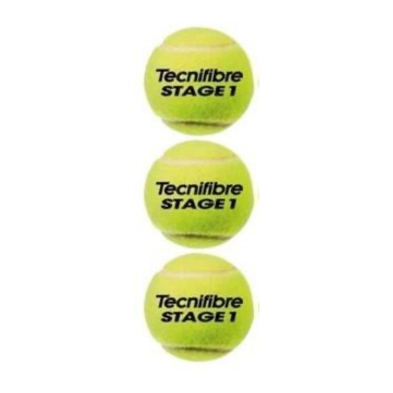 Tecnifibre ลูกเทนนิสเด็ก Stage 1 Tennis Balls x3 | Green ( TFISTAGE1 ) - Image 2