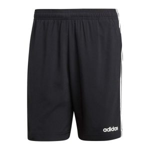 Adidas กางเกงขาสั้นผู้ชาย Essentials Chelsea 3-Stripes Shorts | Black/White ( DQ3073 )