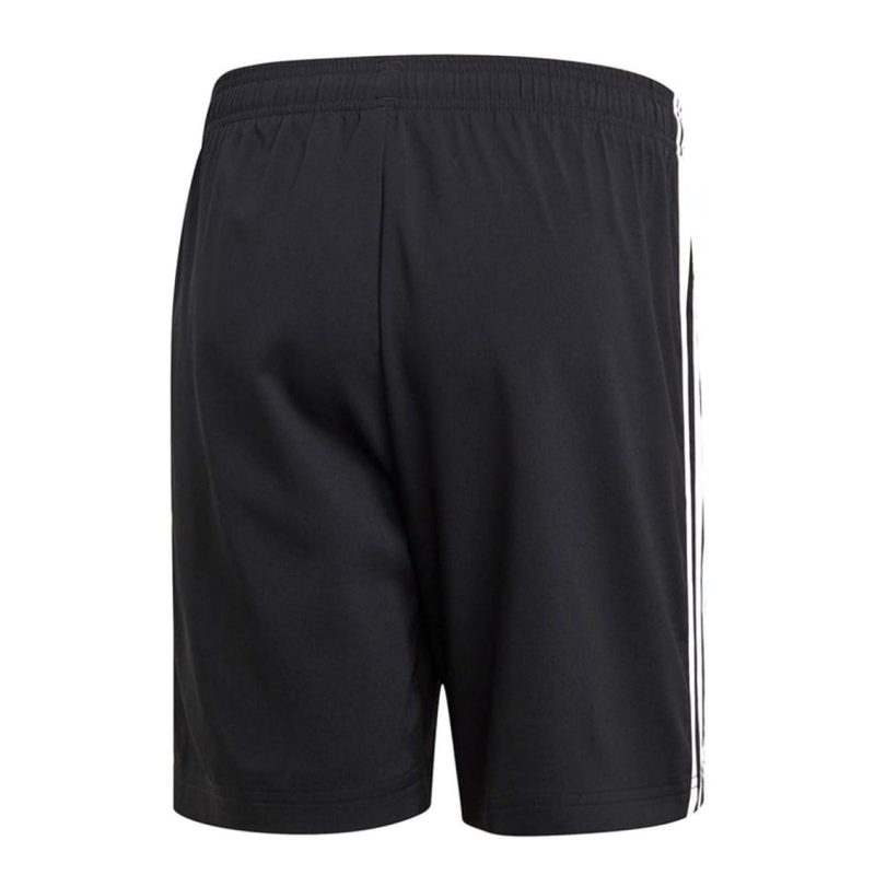 Adidas กางเกงขาสั้นผู้ชาย Essentials Chelsea 3-Stripes Shorts | Black/White ( DQ3073 ) - Image 2