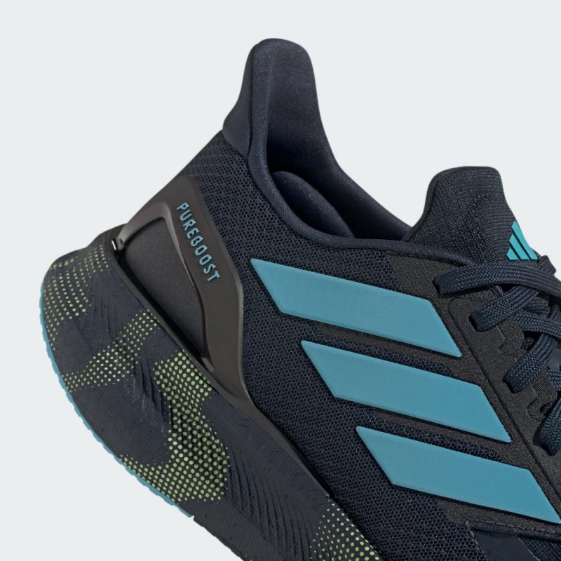 Adidas รองเท้าวิ่งผู้ชาย Pureboost 5 | Aurora Ink/Preloved Ink/Cloud White ( JR5095 ) - Image 11
