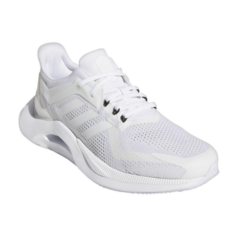 Adidas รองเท้าวิ่งผู้ชาย Alphatorsion 2.0 Running | White/White/Grey ( GZ8745 ) - Image 2