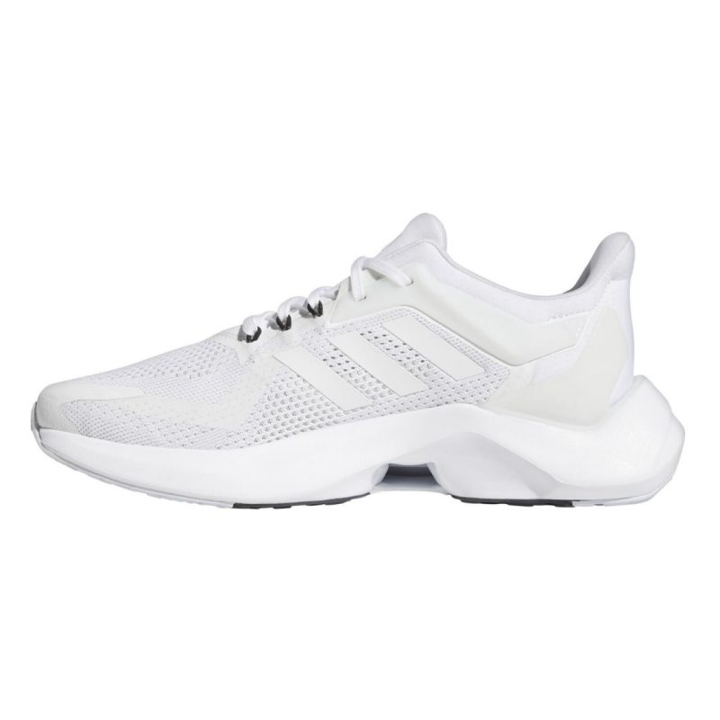 Adidas รองเท้าวิ่งผู้ชาย Alphatorsion 2.0 Running | White/White/Grey ( GZ8745 ) - Image 4