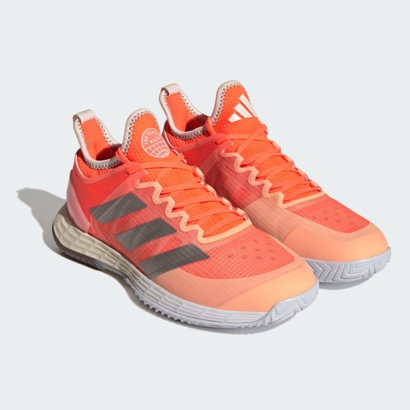 Adidas รองเท้าเทนนิสผู้หญิง Adizero Ubersonic 4 | Solar Orange/Taupe Met./Ecru Tint ( HQ8392 ) - Image 2
