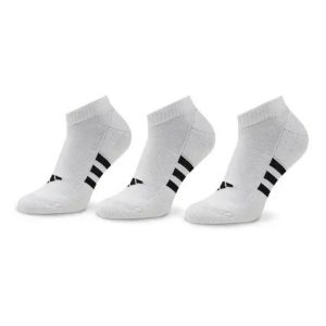 Adidas ถุงเท้า Performance Cushioned Low Socks 3 Pairs | White/White/White ( HT3449 )