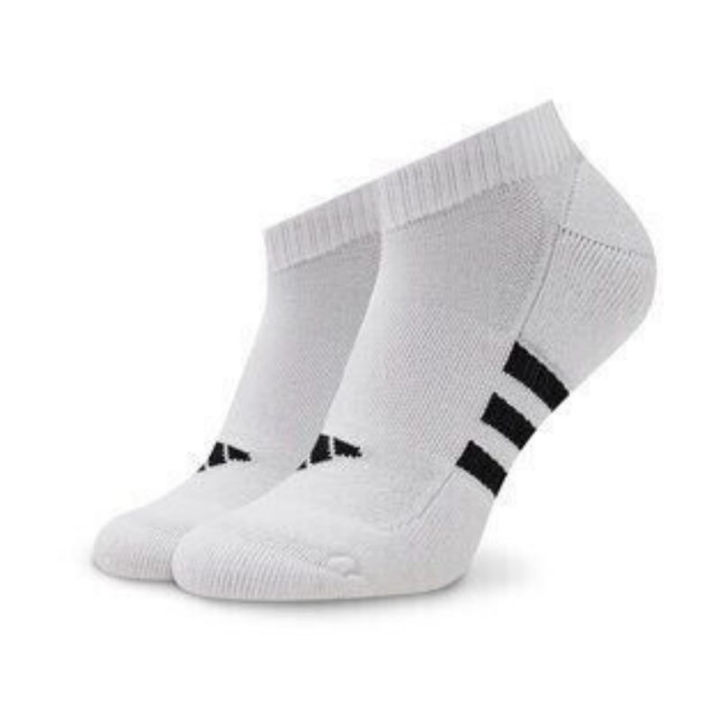 Adidas ถุงเท้า Performance Cushioned Low Socks 3 Pairs | White/White/White ( HT3449 ) - Image 3