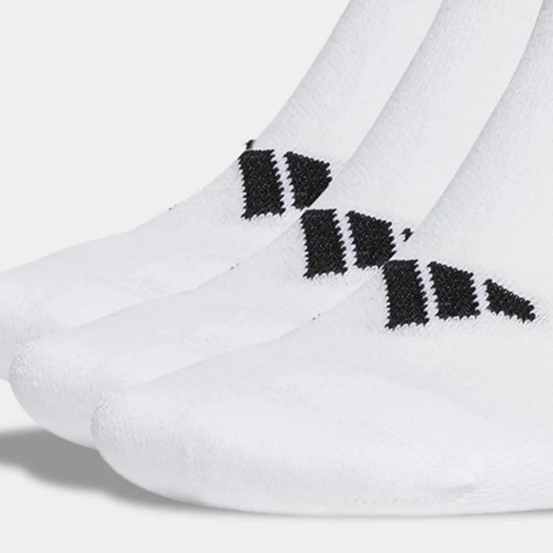 Adidas ถุงเท้า Performance Cushioned Low Socks 3 Pairs | White/White/White ( HT3449 ) - Image 7