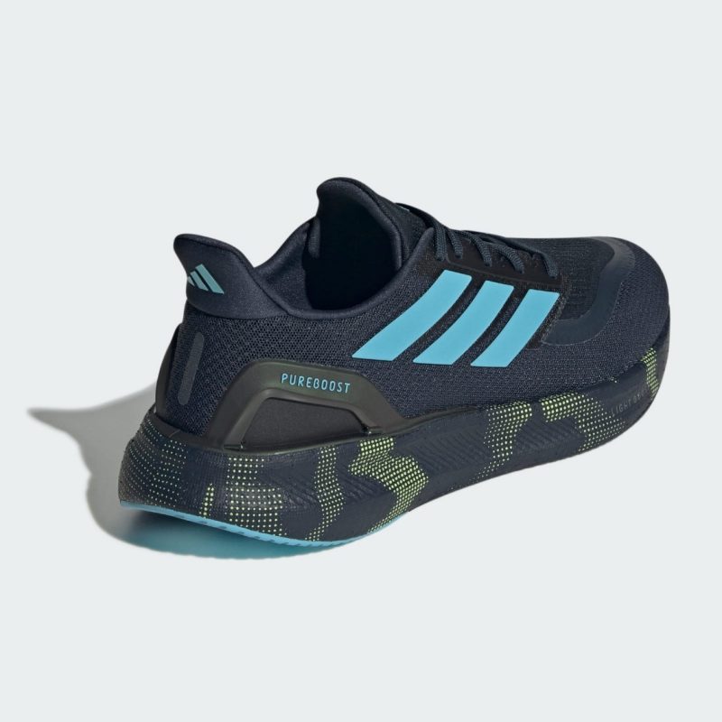 Adidas รองเท้าวิ่งผู้ชาย Pureboost 5 | Aurora Ink/Preloved Ink/Cloud White ( JR5095 ) - Image 4