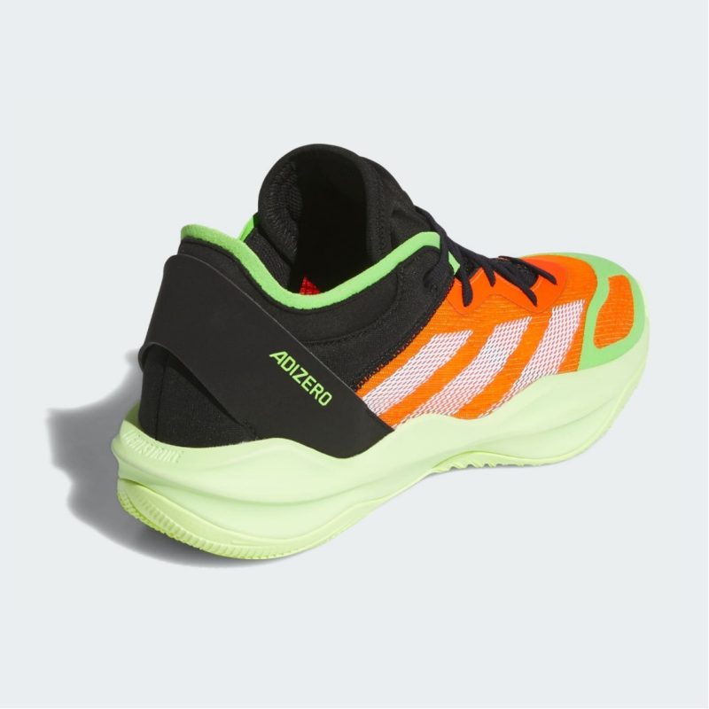 Adidas รองเท้าบาสเกบอล Adidzero Select 2.0 | Solar Red/Core Black/Lucid Lime ( IE7867 ) - Image 4